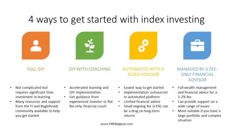 4 ways to get started index investing