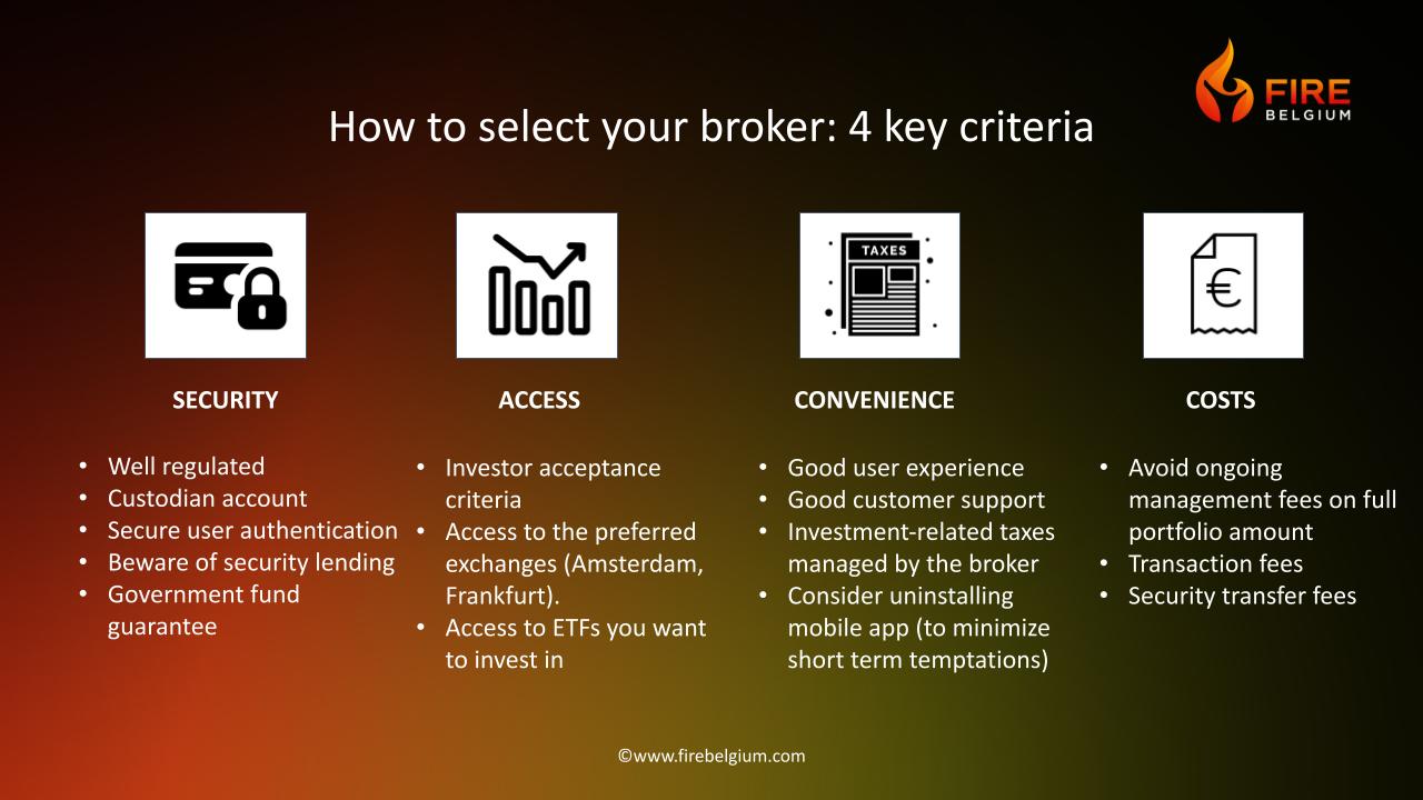 How to pick your broker? (investing from Belgium in 2023)