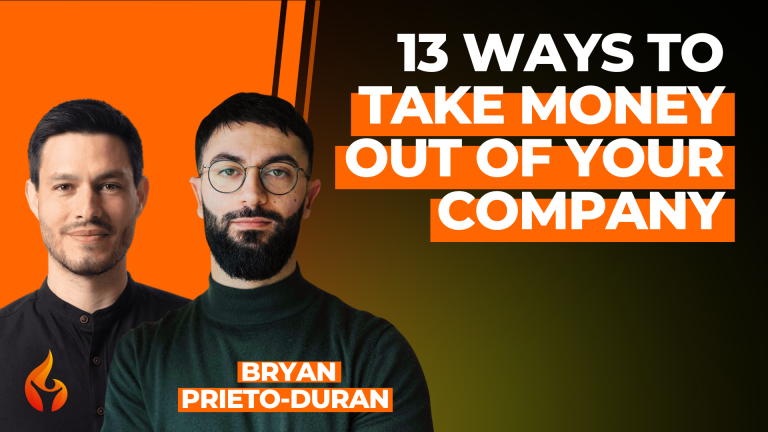 13 Ways to Take Money Out of Your Company-with Bryan Prieto Duran - FIRE Belgium